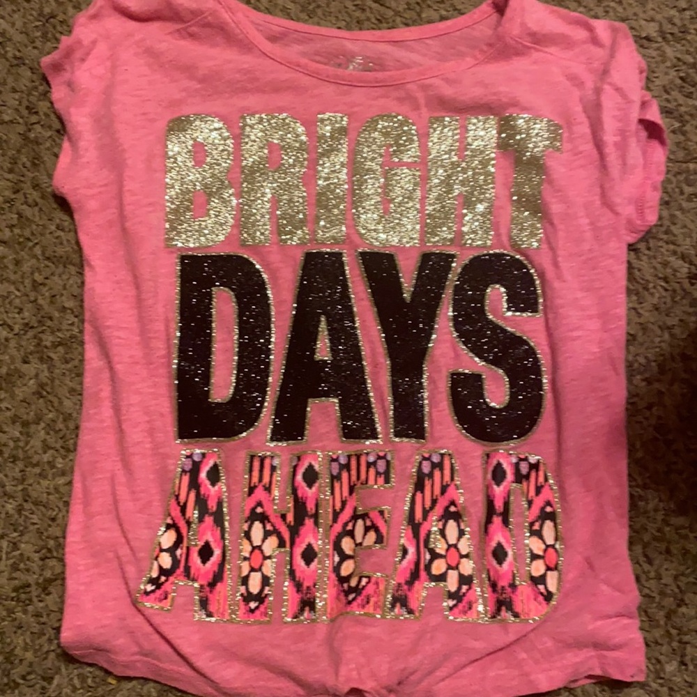 Justice top—BRIGHT DAYS AHEAD